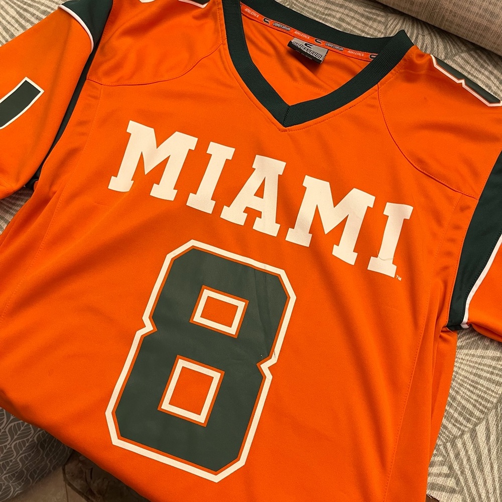 Colosseum Athletics Men’s Miami Hurricane Jersey- Orange
